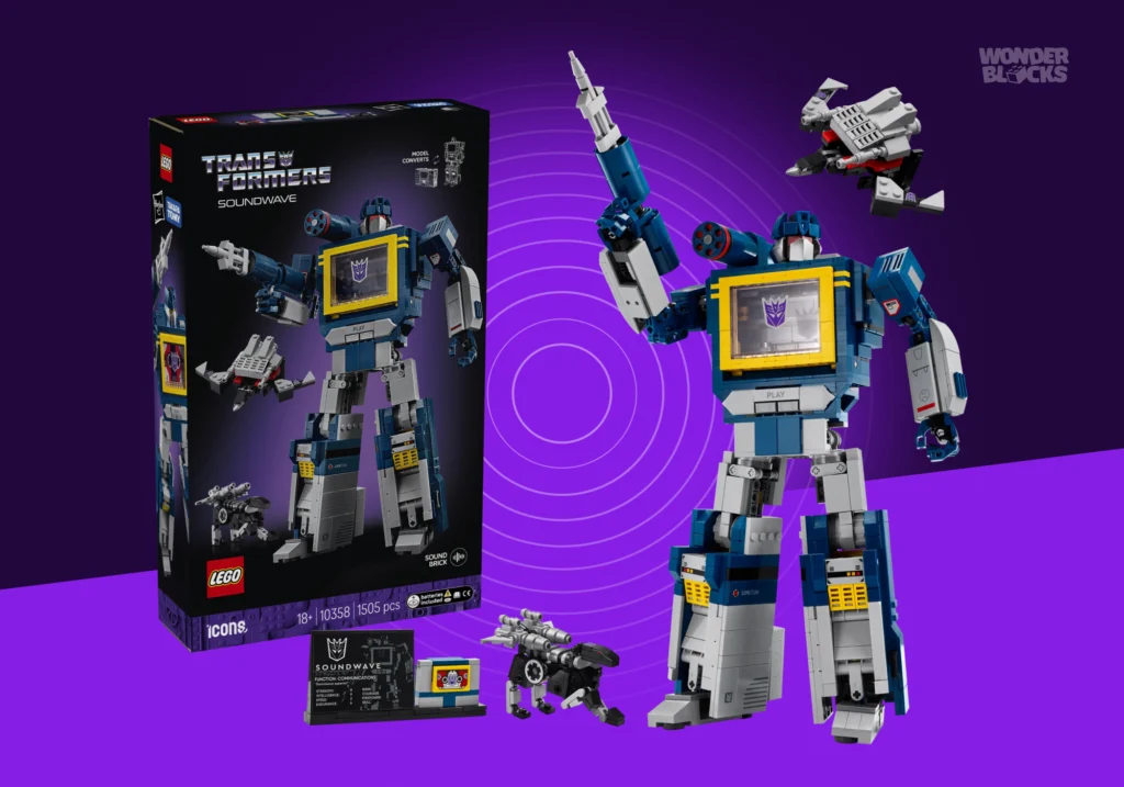 LEGO Soundwave 10358: O Decepticon Chega em Agosto!